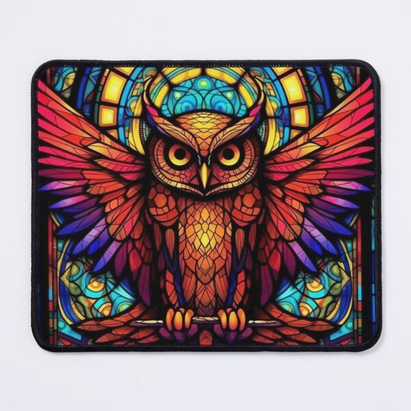 Item preview, Magical Stained Glass Owl Pattern designed and sold by Desfix.