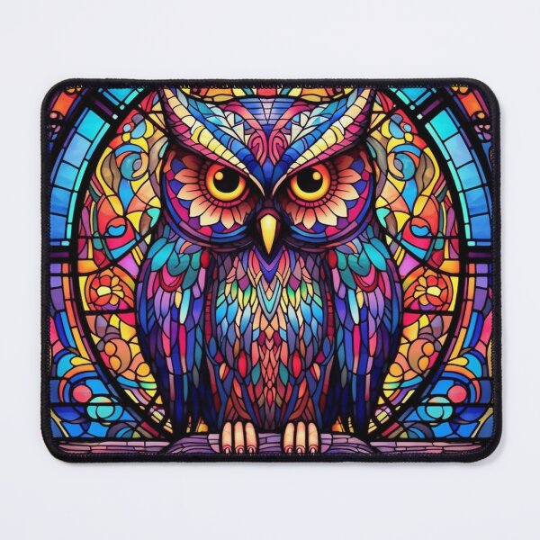 Item preview, Magical Stained Glass Owl Pattern designed and sold by Desfix.