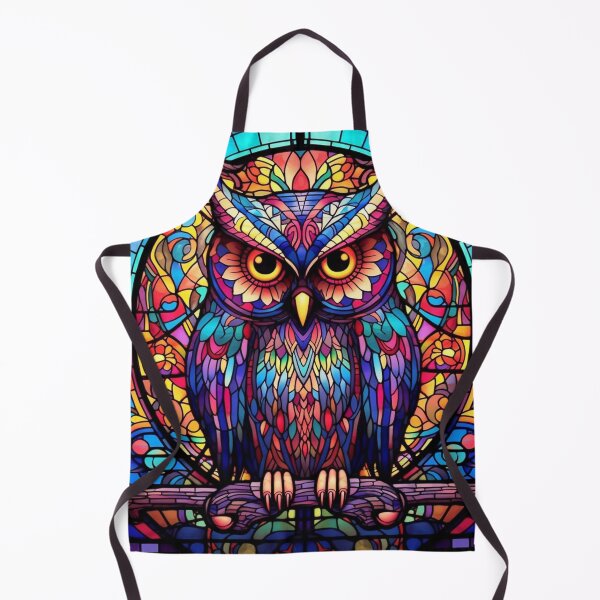 Item preview, Magical Stained Glass Owl Pattern designed and sold by Desfix.