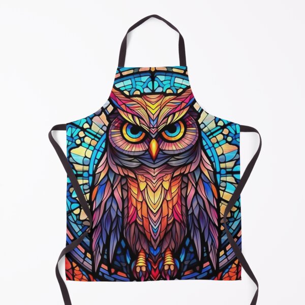 Item preview, Magical Stained Glass Owl Pattern designed and sold by Desfix.