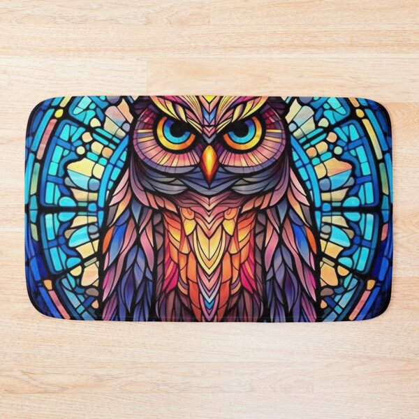 Item preview, Magical Stained Glass Owl Pattern designed and sold by Desfix.