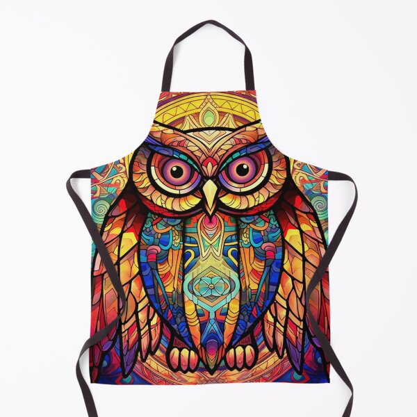 Item preview, Magical Stained Glass Owl Pattern designed and sold by Desfix.