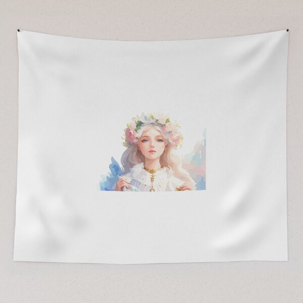 Item preview, Woman with floral wrath designed and sold by Jayjaynaenae.