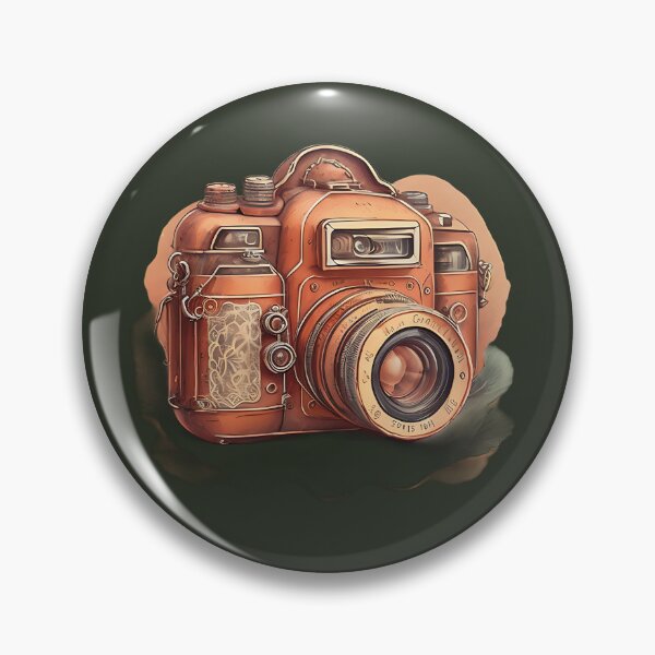 Item preview, Vintage Retro Camera: Nostalgic Artwork for Photography Enthusiasts V.1 designed and sold by Phalong.