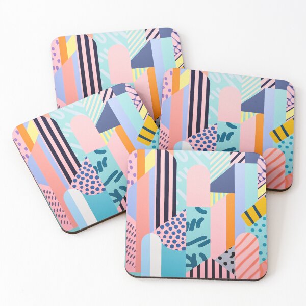 Item preview, Rhythmic Abstractions: Vibrant Geometries: A Playful Exploration of Color and Pattern designed and sold by PastelDelight.