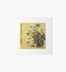 Korean Spring Flowers Art Board