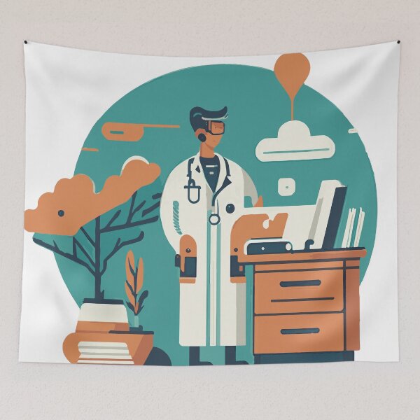 Item preview, Doctor's day designed and sold by UrbanHedgehog.