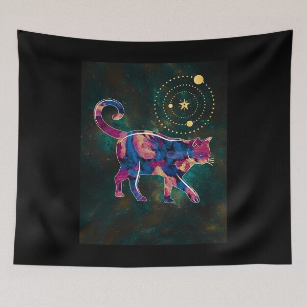 Item preview, Abstract cosmo cat designed and sold by CraftyArk.