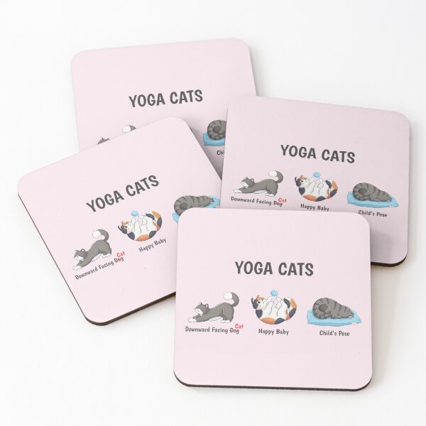 Item preview, Cute Yoga Cats designed and sold by Meowrye.