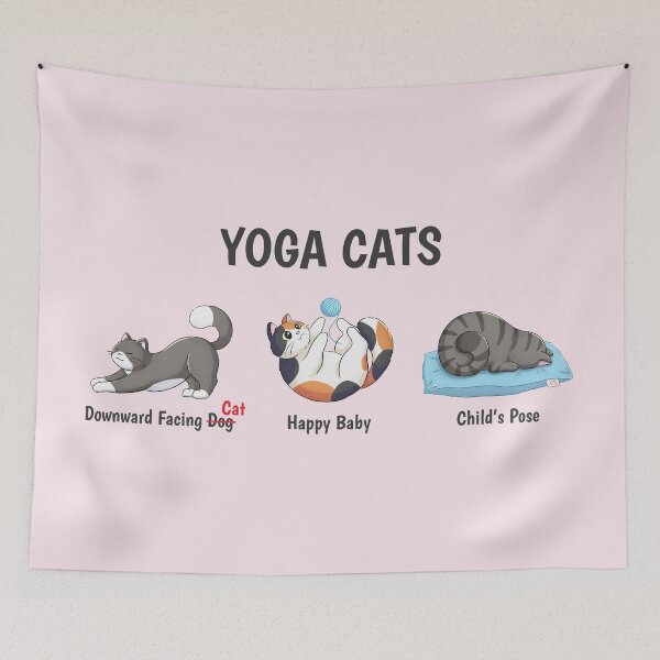 Item preview, Cute Yoga Cats designed and sold by Meowrye.