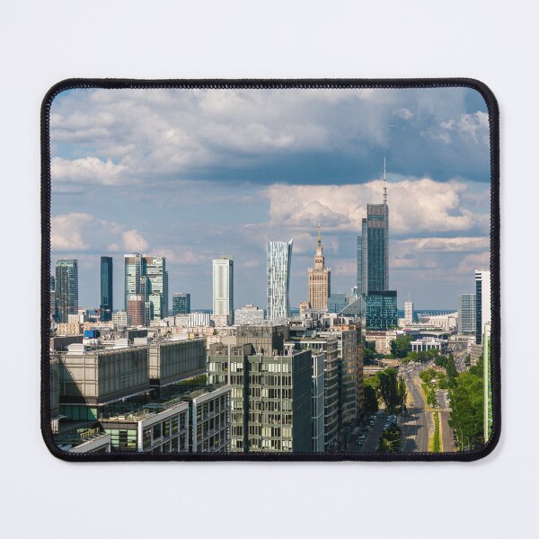 Item preview, Warsaw city center aerial landscape designed and sold by Lukasz Szczepanski.