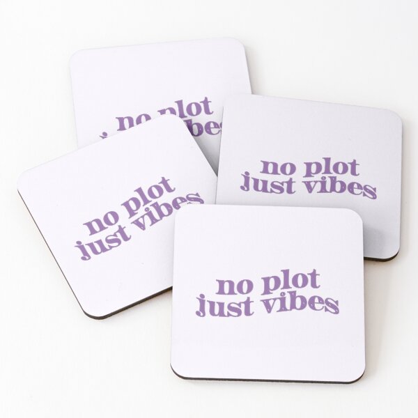 Item preview, No Plot Just Vibes Purple Lilac Booktok Bookstagram Cita designed and sold by Francesca Fenaroli.