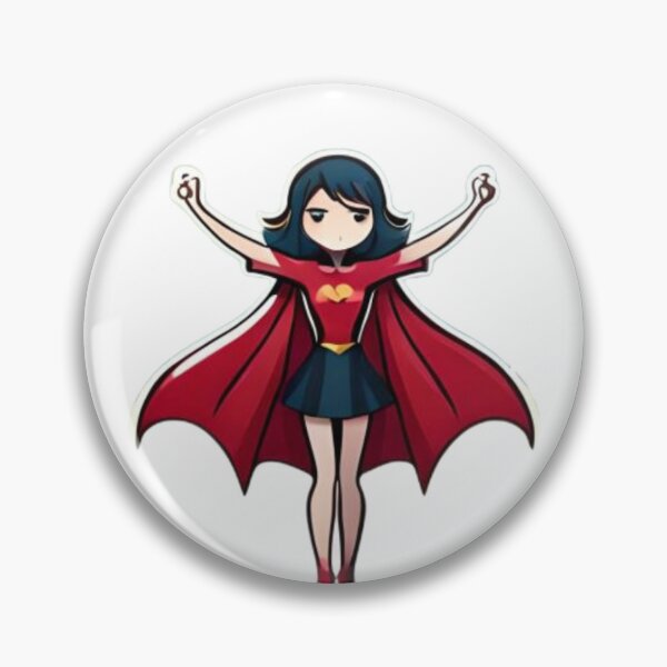 Item preview, Superwoman Illustration - Powerful and Inspiring Art on Redbubble designed and sold by Pixtraitstudios.