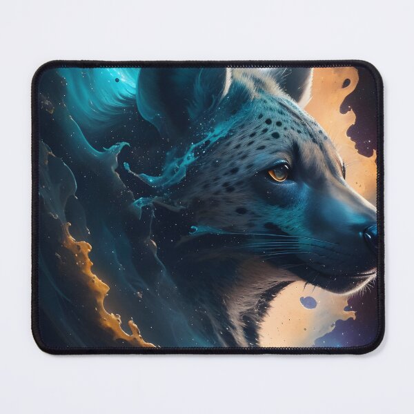 Item preview, Celestial Enigma: Hyena in the Astral Nebula designed and sold by Ceemko's Vintage Corner.
