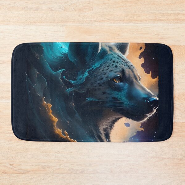 Item preview, Celestial Enigma: Hyena in the Astral Nebula designed and sold by Ceemko's Vintage Corner.