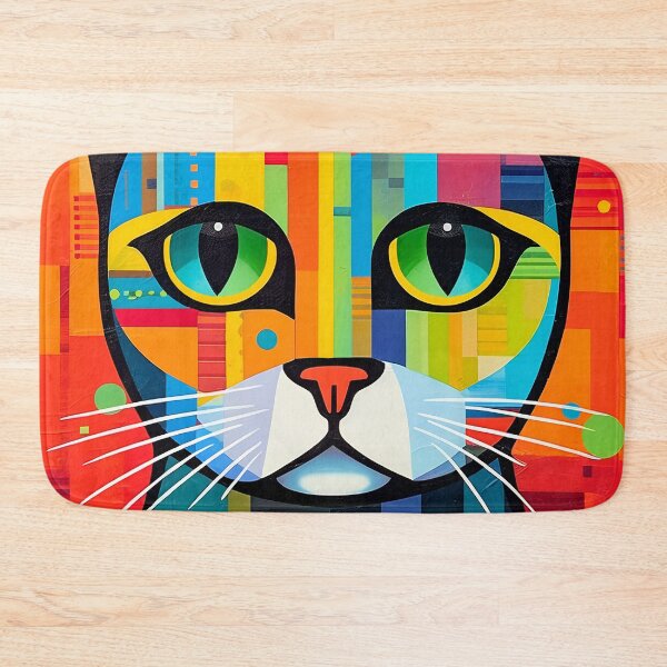 Item preview, Funky kitty cat 3 designed and sold by Red Witch Art.