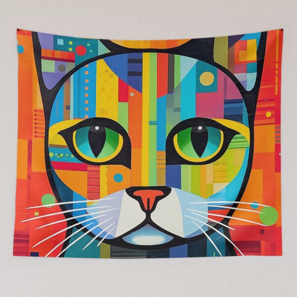 Item preview, Funky kitty cat 3 designed and sold by Red Witch Art.