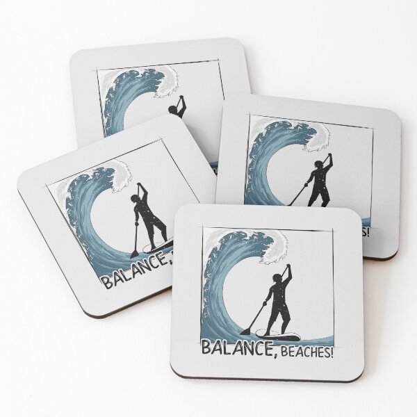 Item preview, Balance, Beaches! Casual Stand Up Paddling Big Wave Surf designed and sold by Skizzenmonster.