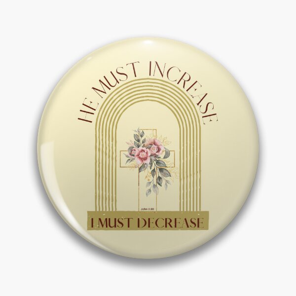 Item preview, John 3:30 - He Must Increase I Must Decrease designed and sold by Nancyanna.