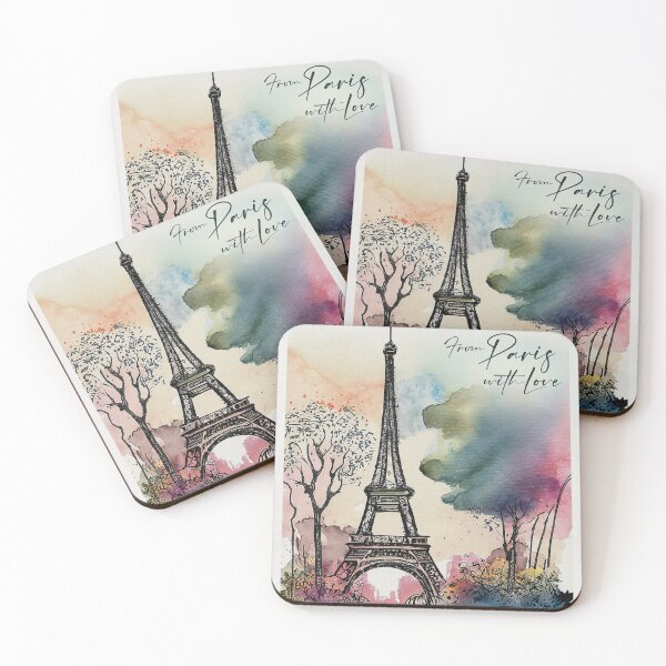 Item preview, Eiffel Tower, Paris - Cities and Places - Watercolor Collection designed and sold by monkeybusiness.pt.