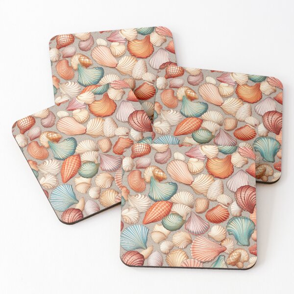 Item preview, Seashell pattern designed and sold by miss-keysmash.