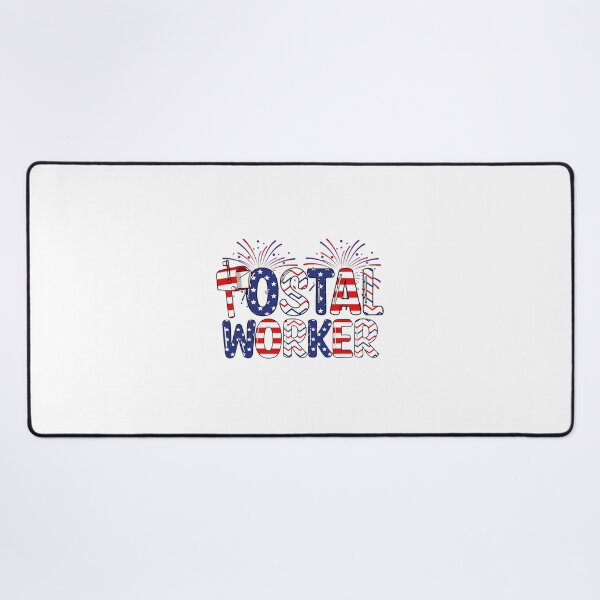 Item preview, Happy 4th Of July Patriotic Postal Worker American Flag 2 designed and sold by RupeshBaria.