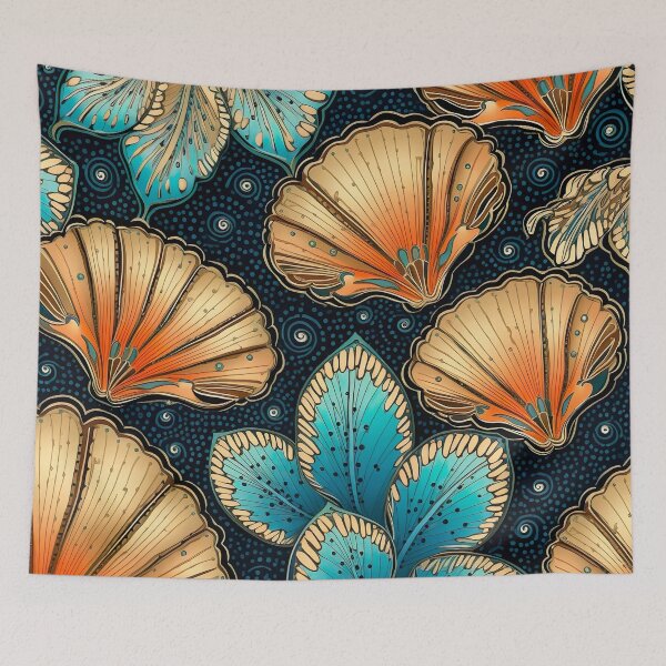 Item preview, Seashell pattern designed and sold by miss-keysmash.