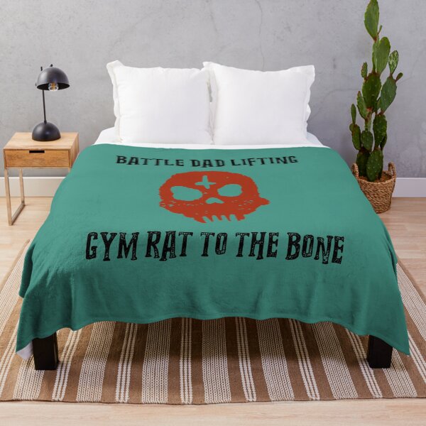 Item preview, Battle Dad Lifting Gym Rat to the Bone designed and sold by Battle-Dad-Tees.