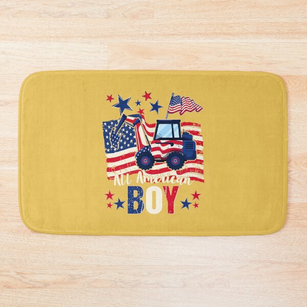 Item preview, Happy 4th Of July US Flag American Boy Tractor Boy designed and sold by RupeshBaria.