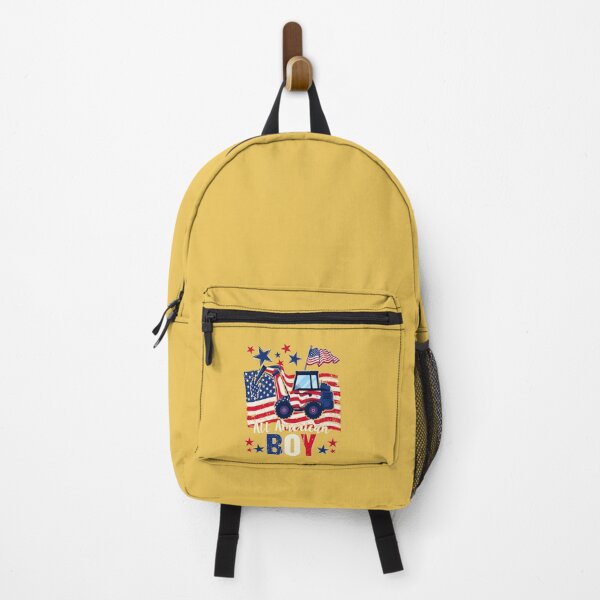 Item preview, Happy 4th Of July US Flag American Boy Tractor Boy designed and sold by RupeshBaria.