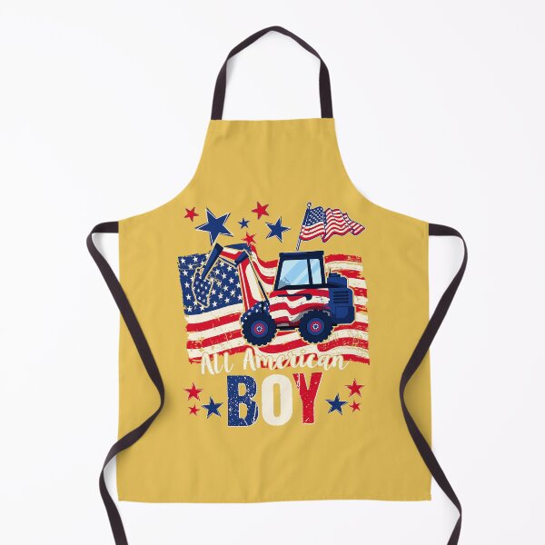 Item preview, Happy 4th Of July US Flag American Boy Tractor Boy designed and sold by RupeshBaria.