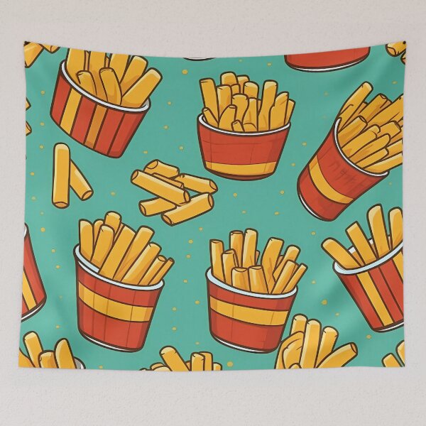 Aperçu de l'œuvre Pommes frites créée et vendue par KateAndersonLTD.