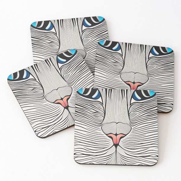 Item preview, cat eyes cat face designed and sold by Bernsteinhaus.