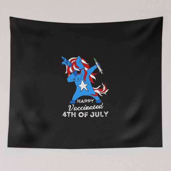 Item preview, Happy Vaccinated 4th of July Men Women Pro Vaccine Support designed and sold by RupeshBaria.