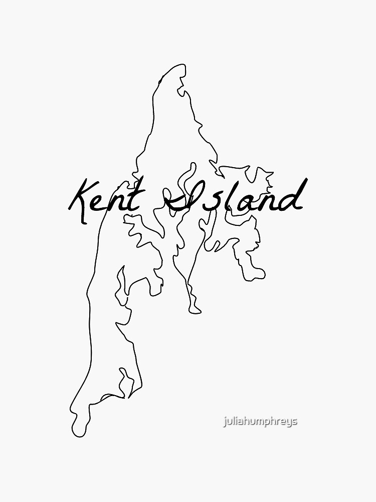 "Kent Island Maryland" Sticker for Sale by juliahumphreys Redbubble