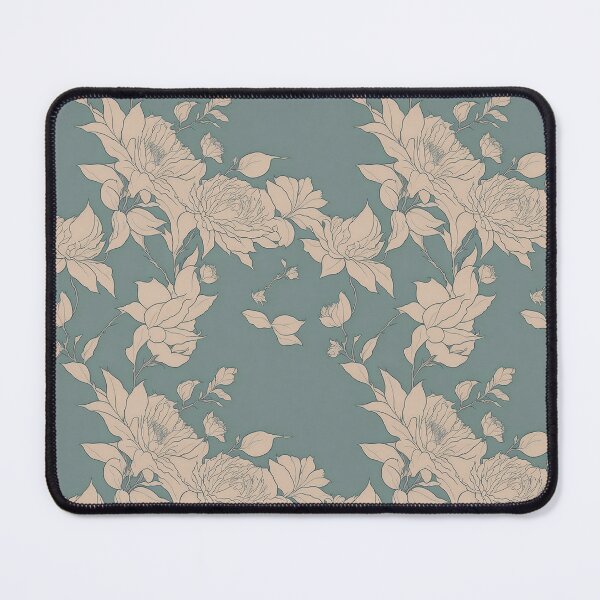 Item preview, seamless tiled floral trees abstract soft paint Japanese style unique designed and sold by mowafak younis.
