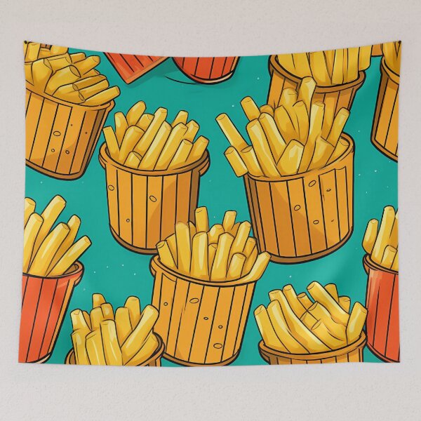 Aperçu de l'œuvre Pommes frites créée et vendue par KateAndersonLTD.