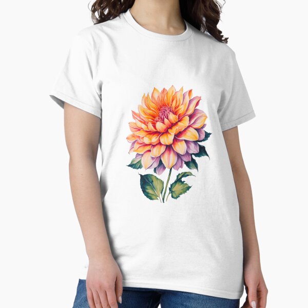Artikel-Vorschau von Original Dahlienblumen-Aquarell, designt und verkauft von Pirascano.