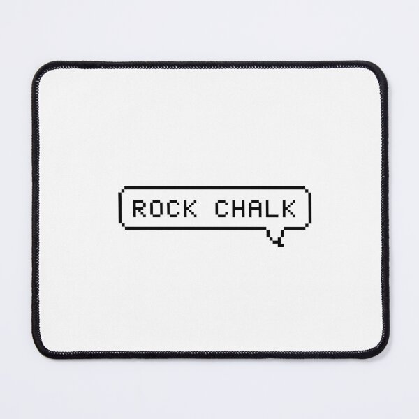 Item preview, Rock Chalk Pixel Speech Bubble designed and sold by GraceEliseB.