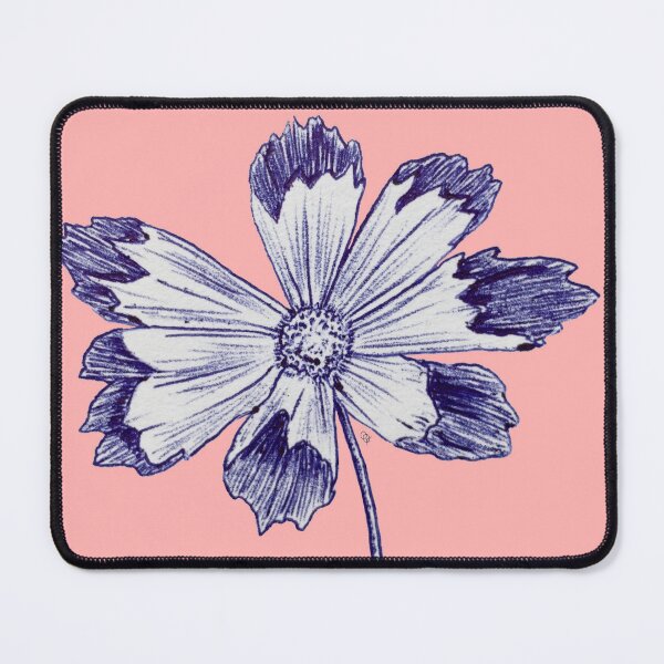 Item preview, Seashells cosmos flower designed and sold by OceanaOrlaghArt.