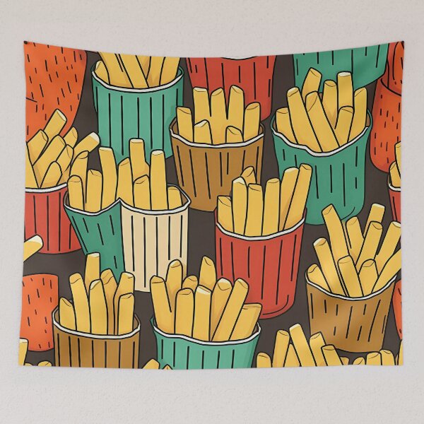 Aperçu de l'œuvre Pommes frites créée et vendue par KateAndersonLTD.