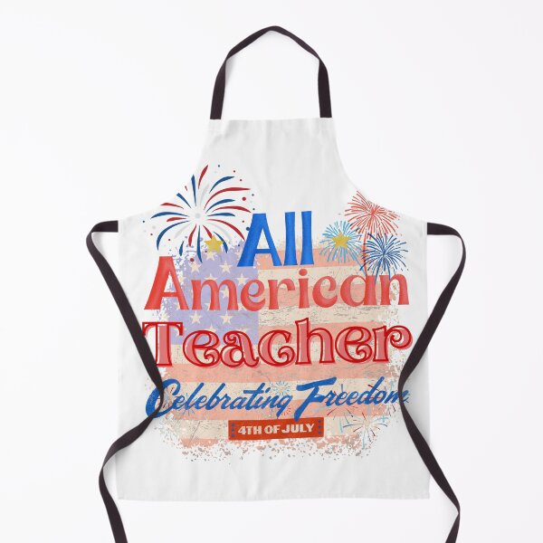 Item preview, 4th Of July, All American Teacher Celebrating Freedom, July 4th Teacher, Independence Day Gifts for Teachers designed and sold by ShopULove.