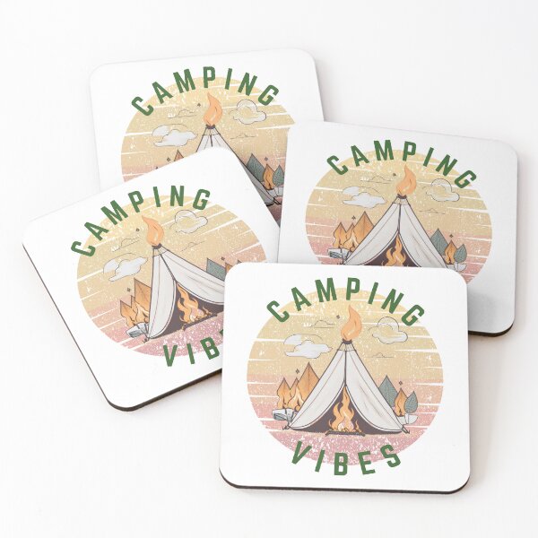 Item preview, Vintage Sunset Camping Vibes, Camping Vibes, Camp Vibe, Camping Vibes, Camp Vibes designed and sold by InscribedPH.