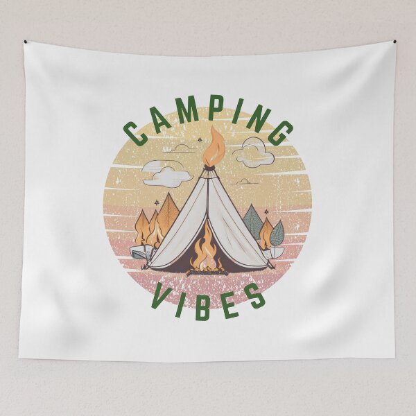 Item preview, Vintage Sunset Camping Vibes, Camping Vibes, Camp Vibe, Camping Vibes, Camp Vibes designed and sold by InscribedPH.