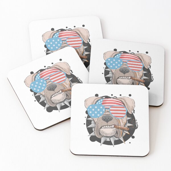 Item preview, 4th of july America Patriotic Dog Happy Fanny Dog designed and sold by Eden3.
