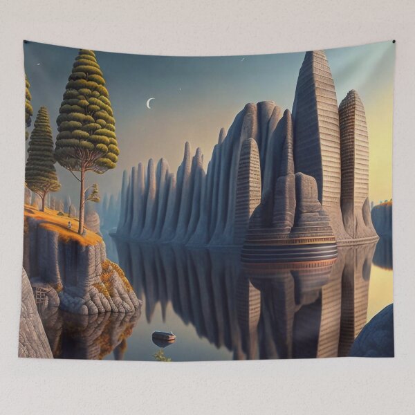 Item preview, A world of steel and stone designed and sold by M-Y-A-R-T-.