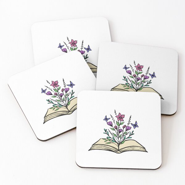 Item preview, Floral Books designed and sold by CuteTattoo.
