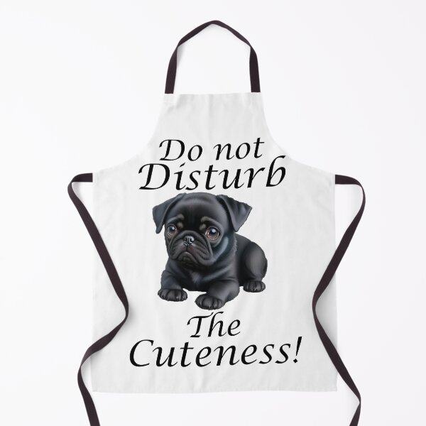 Item preview, Do not disturb the cuteness, cute black pug designed and sold by Rothnaric.