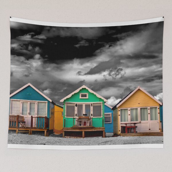 Item preview, Beach Huts Hengistbury Head Dorset England UK designed and sold by AndyEvansPhotos.