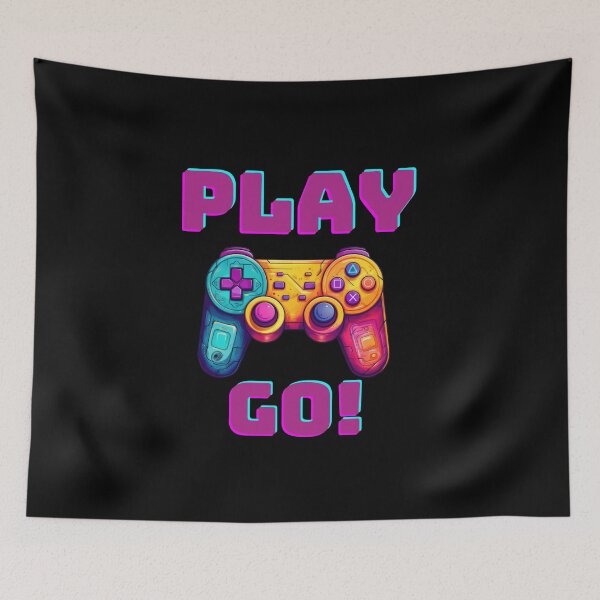 Item preview, PLAY GO! Retro and Vintage-inspired Graphic Design designed and sold by ImaginativeImps.
